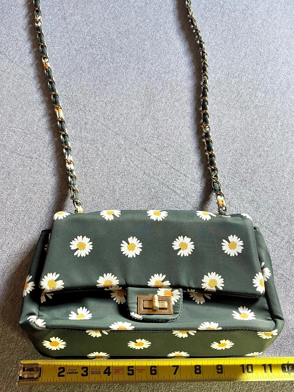 3AM Forever Floral Crossbody Bag in Green & White